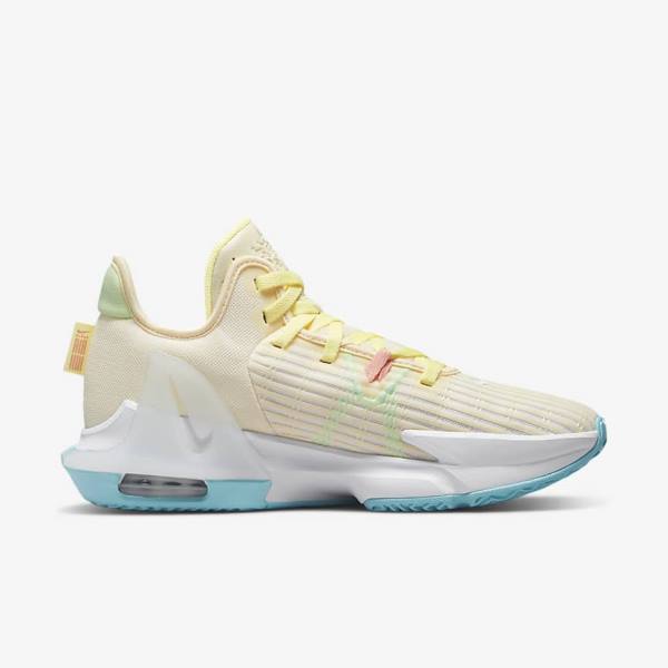 Dámské Basketbalové Boty Nike LeBron Witness 6 Zelene Blankyt | NK038GRB