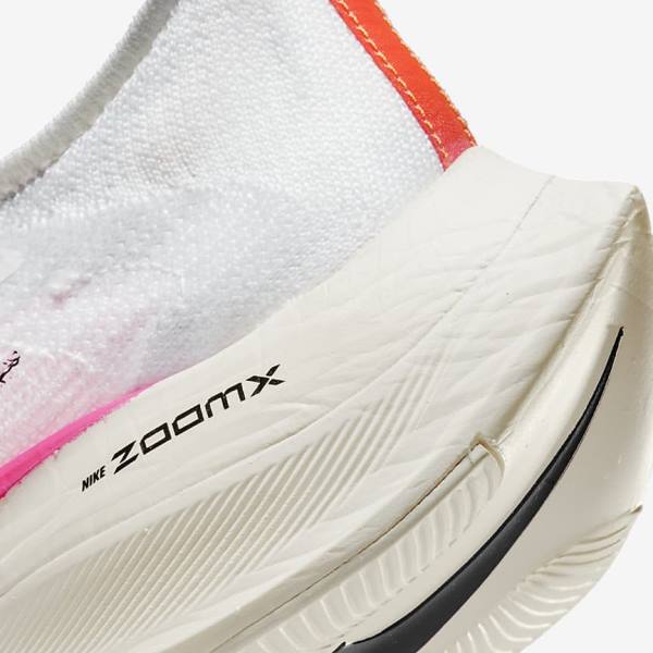 Dámské Běžecké Boty Nike Air Zoom Alphafly NEXT% Flyknit Silniční Závodní Bílé Černé Černé | NK987TGR