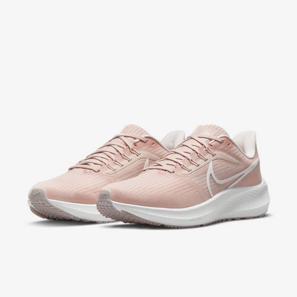 Dámské Běžecké Boty Nike Air Zoom Pegasus 39 Silniční Růžové Světle Růžové Bílé | NK708QXG