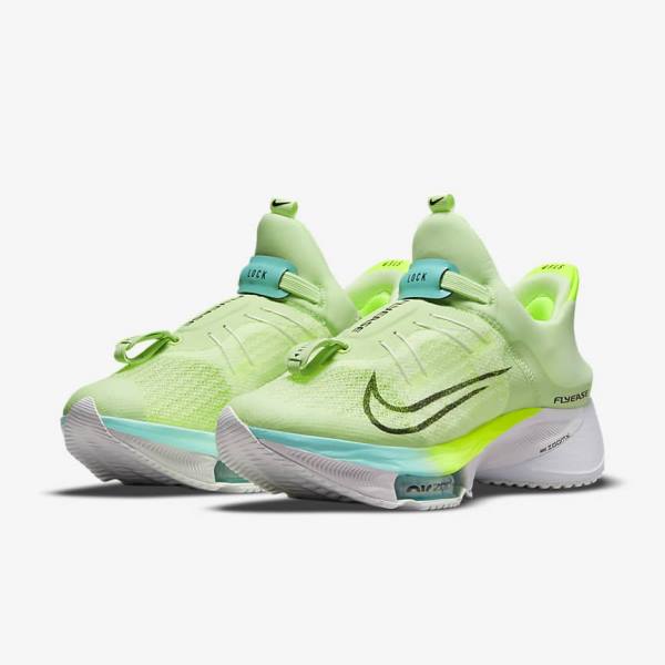 Dámské Běžecké Boty Nike Air Zoom Tempo NEXT% FlyEase Easy On-Off Silniční Tyrkysové Černé | NK230NXV