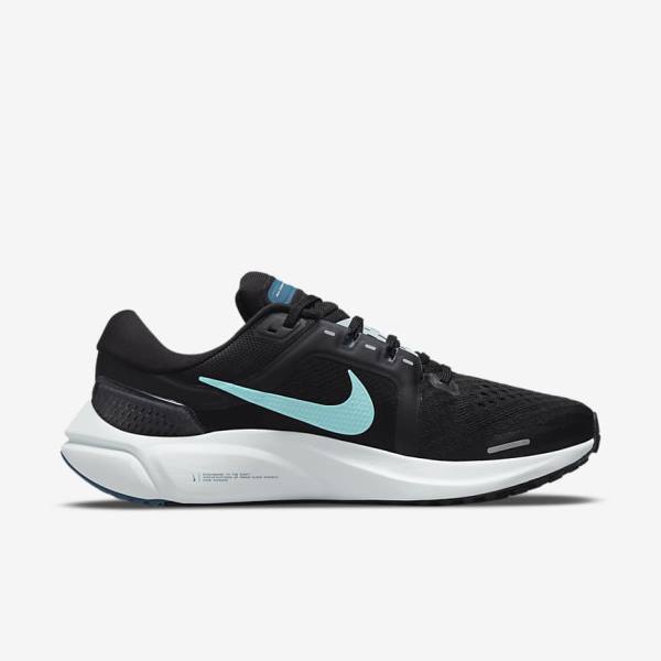 Dámské Běžecké Boty Nike Air Zoom Vomero 16 Silniční Černé Světle Tyrkysové Zelene | NK792KND