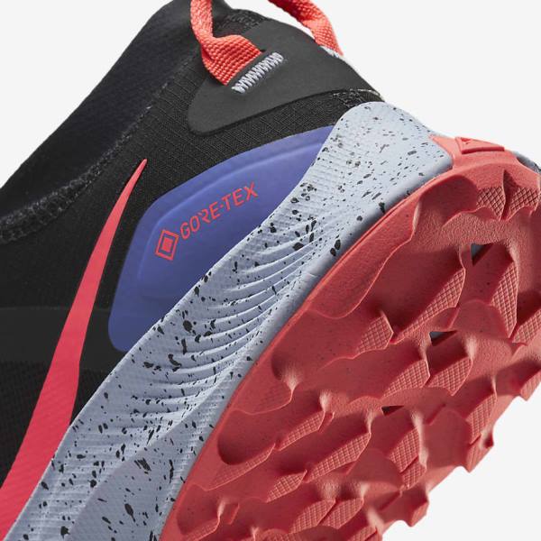 Dámské Běžecké Boty Nike Pegasus Trailové 3 GORE-TEX Nepromokavé Trailové Černé Světle Mango Červené | NK429RSZ