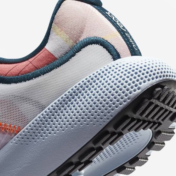 Dámské Běžecké Boty Nike React Escape Run Silniční Bílé Blankyt Černé Růžové | NK037NJC