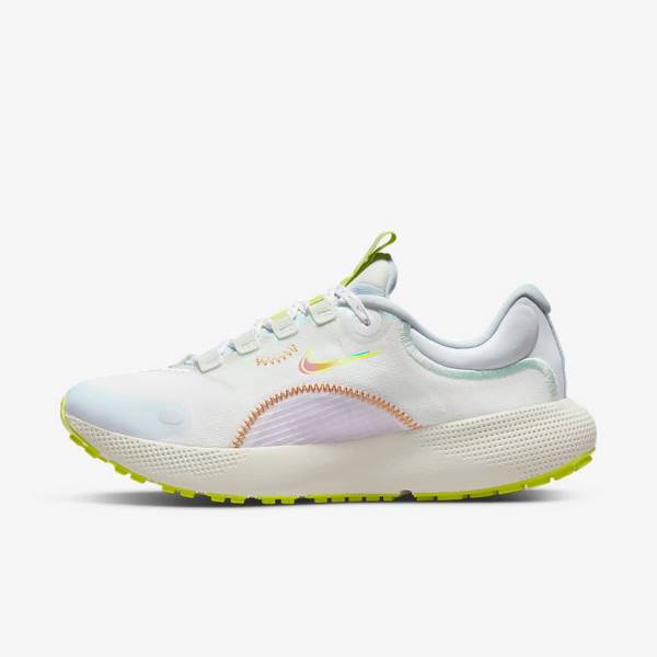 Dámské Běžecké Boty Nike React Escape Run Silniční Bílé Zelene Viacfarebný | NK578EPW