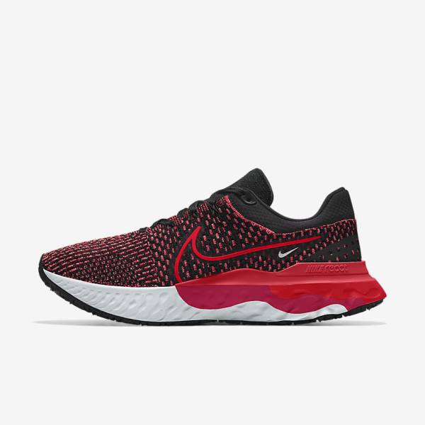 Dámské Běžecké Boty Nike React Infinity Run 3 By You Custom Silniční Černé | NK125ESM