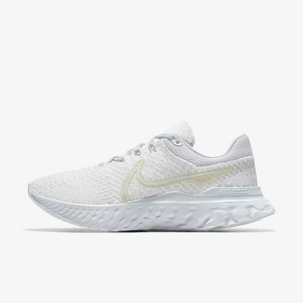 Dámské Běžecké Boty Nike React Infinity Run 3 By You Custom Silniční Bílé | NK918THP