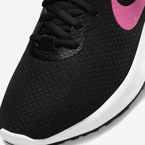 Dámské Běžecké Boty Nike Revolution 6 Next Nature Silniční Černé Šedé Růžové | NK408VWO