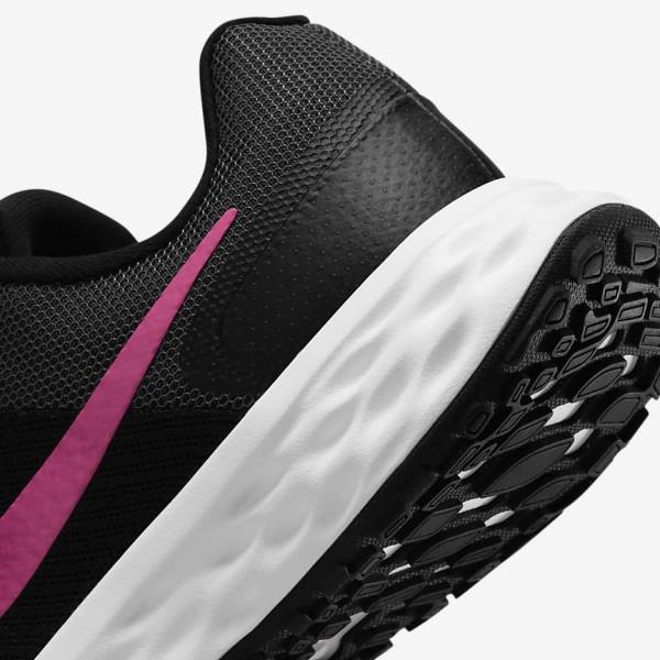 Dámské Běžecké Boty Nike Revolution 6 Next Nature Silniční Černé Šedé Růžové | NK408VWO