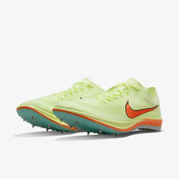 Dámské Běžecké Boty Nike ZoomX Dragonfly Athletics Distance Spikes Tyrkysové Černé Oranžové | NK892NSL