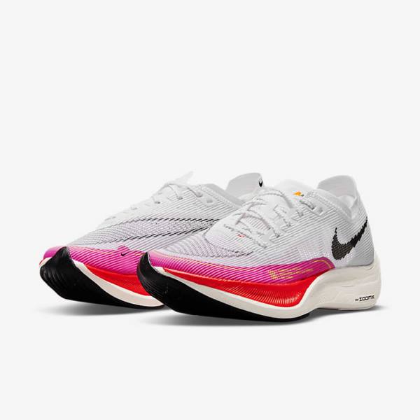 Dámské Běžecké Boty Nike ZoomX Vaporfly Next% 2 Silniční Závodní Bílé Černé Černé | NK052AVD