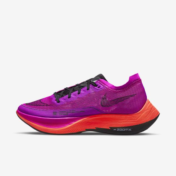 Dámské Běžecké Boty Nike ZoomX Vaporfly Next% 2 Silniční Závodní Zelene Blankyt Bílé Černé | NK378YUA