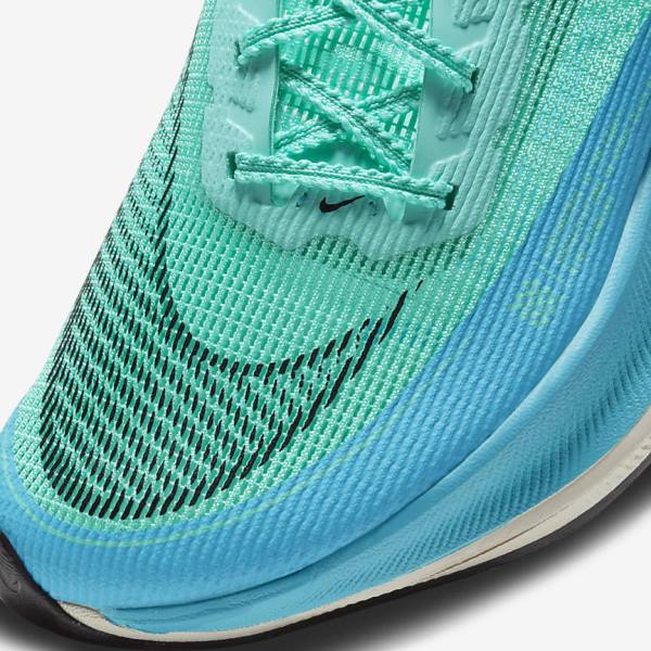 Dámské Běžecké Boty Nike ZoomX Vaporfly Next% 2 Silniční Závodní Bílé Metal Stříbrné Černé | NK437JQV