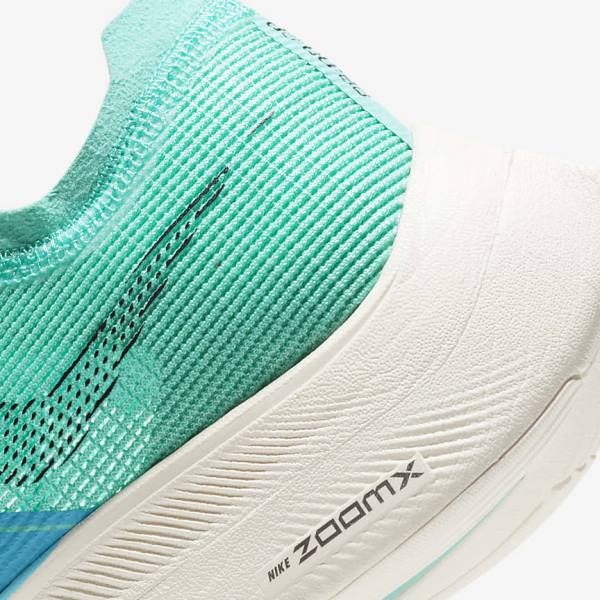 Dámské Běžecké Boty Nike ZoomX Vaporfly Next% 2 Silniční Závodní Bílé Metal Stříbrné Černé | NK437JQV