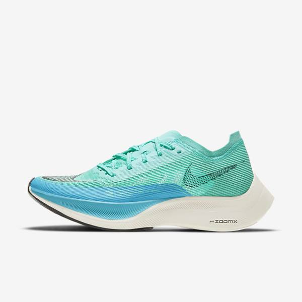 Dámské Běžecké Boty Nike ZoomX Vaporfly Next% 2 Silniční Závodní Bílé Metal Stříbrné Černé | NK437JQV