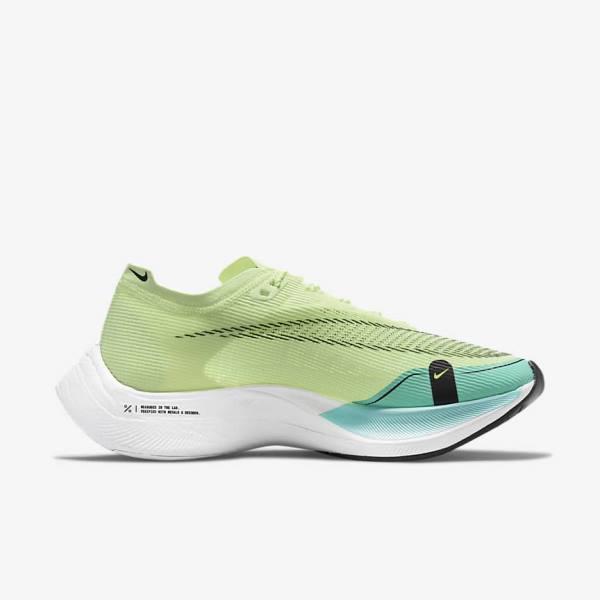 Dámské Běžecké Boty Nike ZoomX Vaporfly Next% 2 Silniční Závodní Černé Metal Zlaté Bílé | NK714OTZ