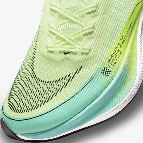 Dámské Běžecké Boty Nike ZoomX Vaporfly Next% 2 Silniční Závodní Černé Metal Zlaté Bílé | NK714OTZ