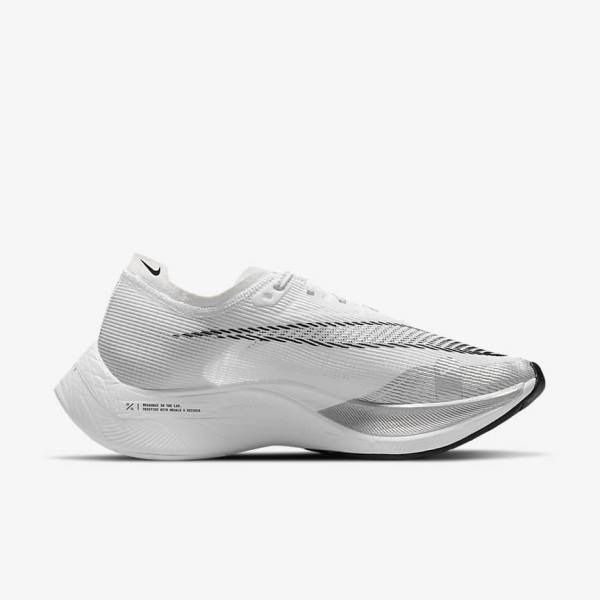 Dámské Běžecké Boty Nike ZoomX Vaporfly Next% 2 Silniční Závodní Bílé Žluté Blankyt | NK908ZJA