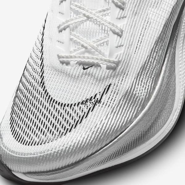 Dámské Běžecké Boty Nike ZoomX Vaporfly Next% 2 Silniční Závodní Bílé Žluté Blankyt | NK908ZJA