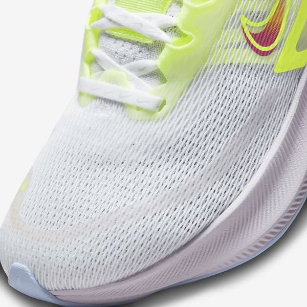 Dámské Běžecké Boty Nike Zoom Fly 4 Premium Silniční Černé Tmavě Šedé Bílé | NK429DMX