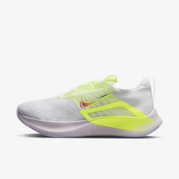 Dámské Běžecké Boty Nike Zoom Fly 4 Premium Silniční Černé Tmavě Šedé Bílé | NK429DMX