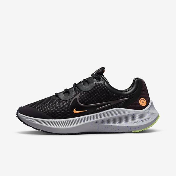 Dámské Běžecké Boty Nike Zoom Winflo 8 Shield Weatherised Silniční Černé Oranžové Fialové | NK016ICZ