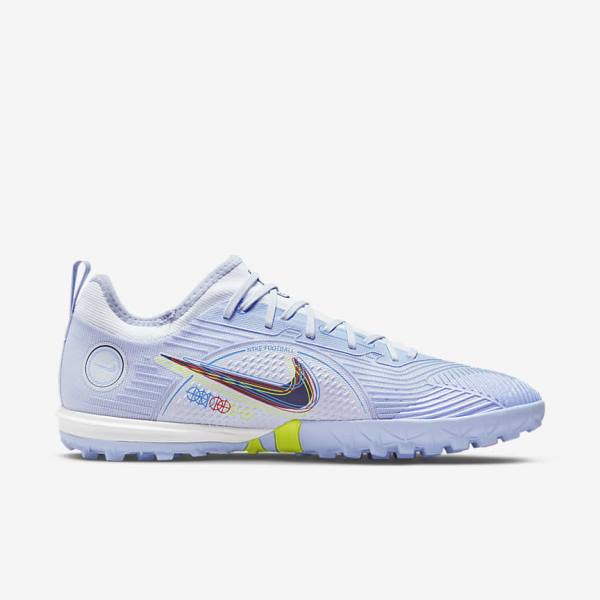 Dámské Kopačky Nike Mercurial Air Zoom Vapor 14 Pro TF Turf Šedé Světle Blankyt Blankyt | NK891BKI