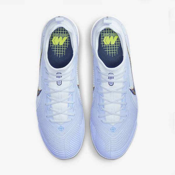 Dámské Kopačky Nike Mercurial Air Zoom Vapor 14 Pro TF Turf Šedé Světle Blankyt Blankyt | NK891BKI