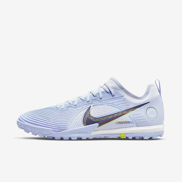 Dámské Kopačky Nike Mercurial Air Zoom Vapor 14 Pro TF Turf Šedé Světle Blankyt Blankyt | NK891BKI