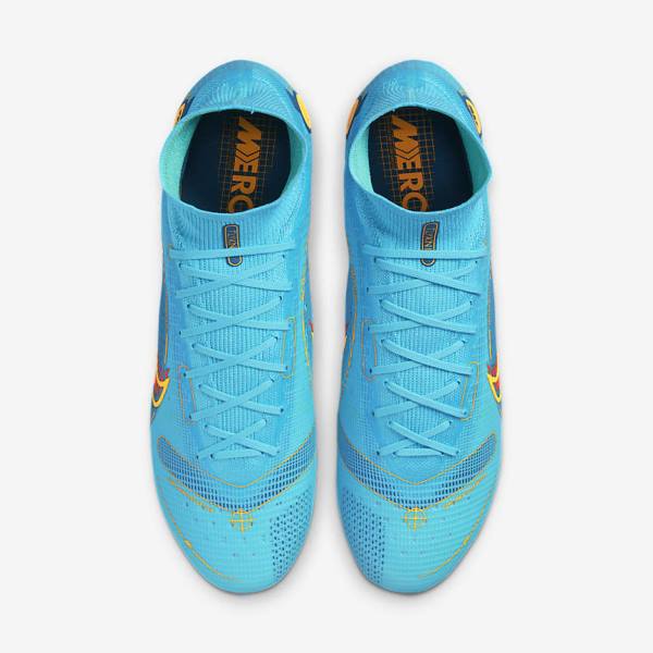 Dámské Kopačky Nike Mercurial Superfly 8 Elite AG Artificial-Grasss Blankyt Oranžové | NK301XPT