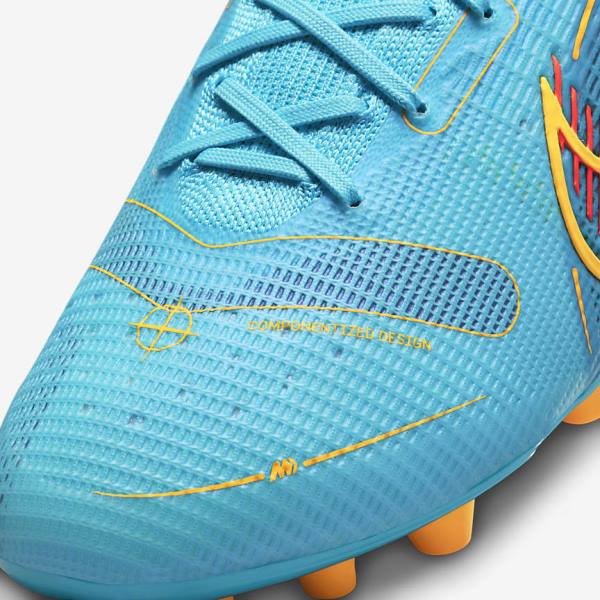 Dámské Kopačky Nike Mercurial Superfly 8 Elite AG Artificial-Grasss Blankyt Oranžové | NK301XPT