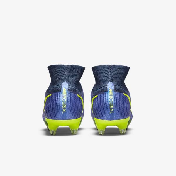 Dámské Kopačky Nike Mercurial Superfly 8 Elite SG-Pro AC Soft-Ground Blankyt | NK425KAH