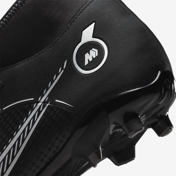 Dámské Kopačky Nike Mercurial Superfly 8 Club MG Multi-Grounds Černé Šedé Metal Stříbrné | NK467OHY