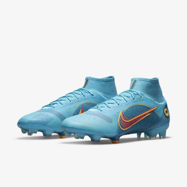 Dámské Kopačky Nike Mercurial Superfly 8 Elite FG Firm-Grounds Blankyt Oranžové | NK516WRS