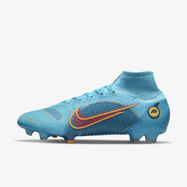 Dámské Kopačky Nike Mercurial Superfly 8 Elite FG Firm-Grounds Blankyt Oranžové | NK516WRS