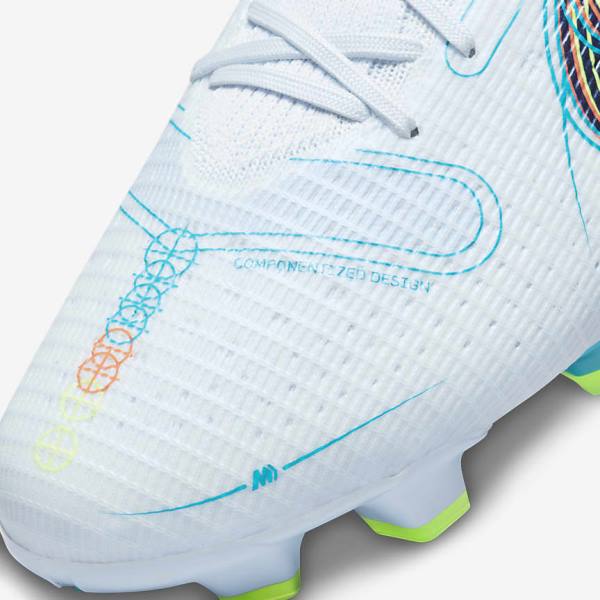 Dámské Kopačky Nike Mercurial Superfly 8 Pro FG Firm-Ground Šedé Světle Blankyt Tmavě Blankyt | NK596ORI