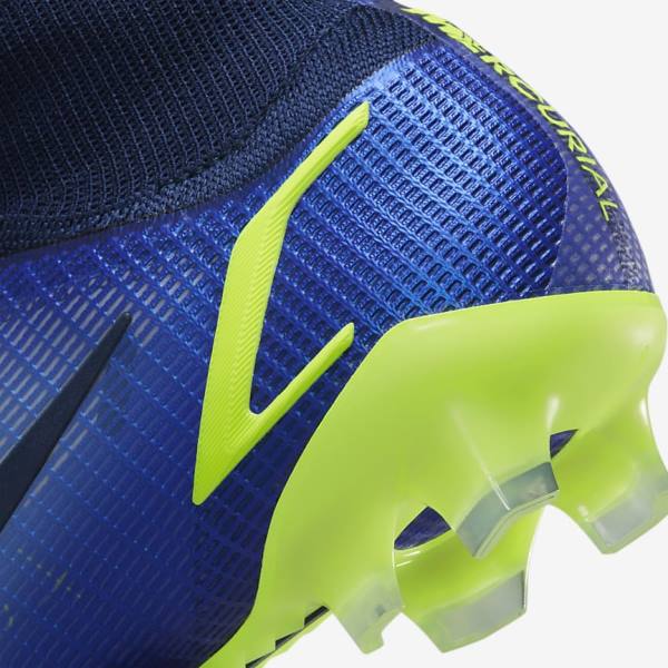 Dámské Kopačky Nike Mercurial Superfly 8 Elite FG Firm-Grounds Blankyt | NK623NZA