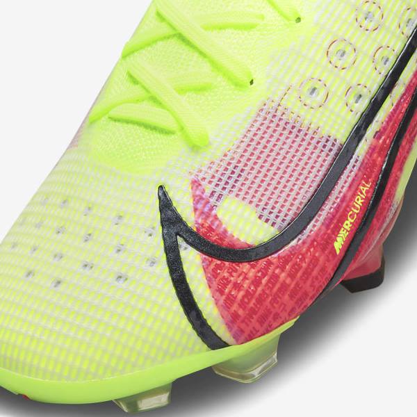 Dámské Kopačky Nike Mercurial Superfly 8 Elite FG Firm-Grounds Černé Světle Červené | NK640AGX