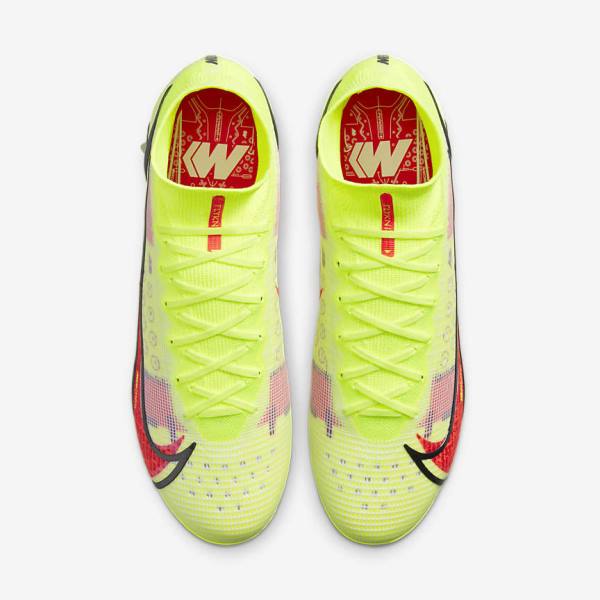 Dámské Kopačky Nike Mercurial Superfly 8 Elite SG-Pro AC Soft-Ground Černé Světle Červené | NK795PON