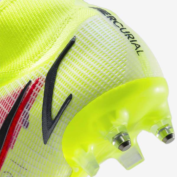 Dámské Kopačky Nike Mercurial Superfly 8 Elite SG-Pro AC Soft-Ground Černé Světle Červené | NK795PON