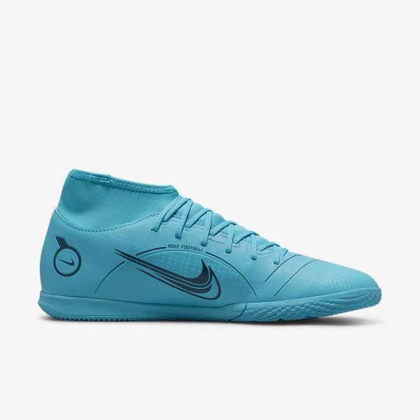 Dámské Kopačky Nike Mercurial Superfly 8 Club IC Indoor Court Blankyt Oranžové | NK862VSU