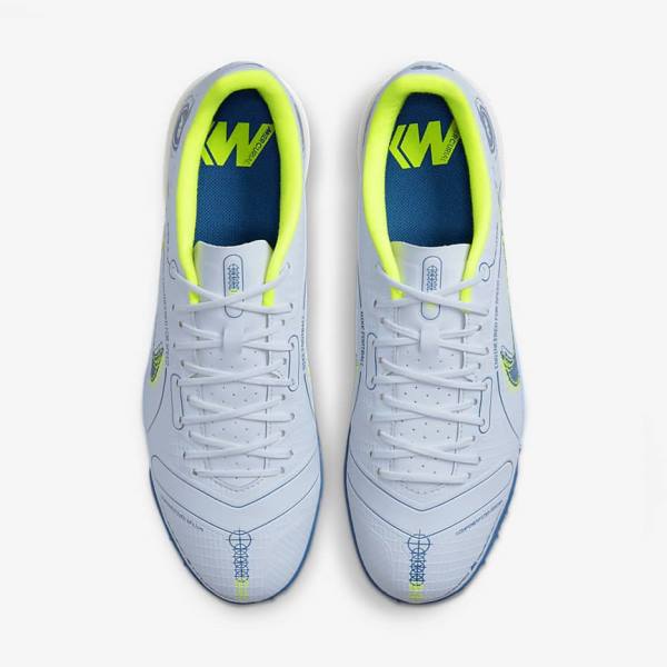 Dámské Kopačky Nike Mercurial Vapor 14 Academy TF Turf Šedé Světle Blankyt Tmavě Blankyt | NK482KOW