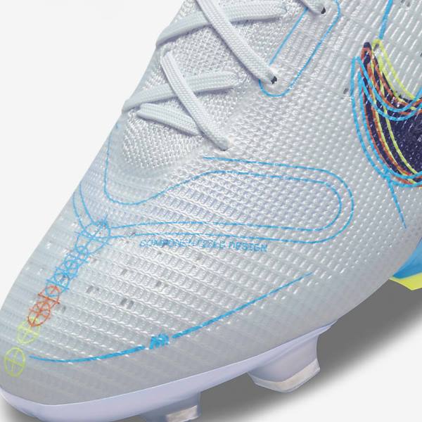 Dámské Kopačky Nike Mercurial Vapor 14 Elite FG Firm-Grounds Šedé Světle Blankyt Blankyt | NK238IFZ