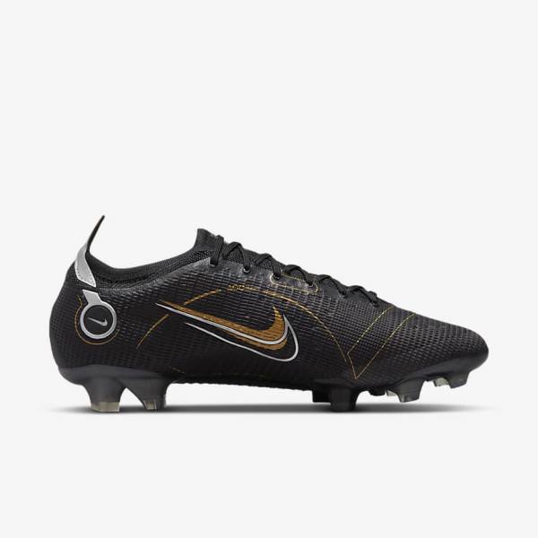 Dámské Kopačky Nike Mercurial Vapor 14 Elite FG Firm-Grounds Černé Metal Stříbrné Šedé Metal Zlaté | NK716UIZ