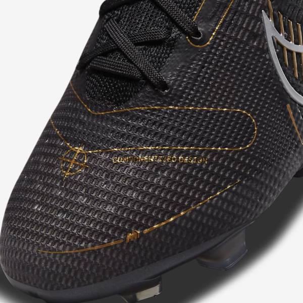 Dámské Kopačky Nike Mercurial Vapor 14 Elite FG Firm-Grounds Černé Metal Stříbrné Šedé Metal Zlaté | NK716UIZ