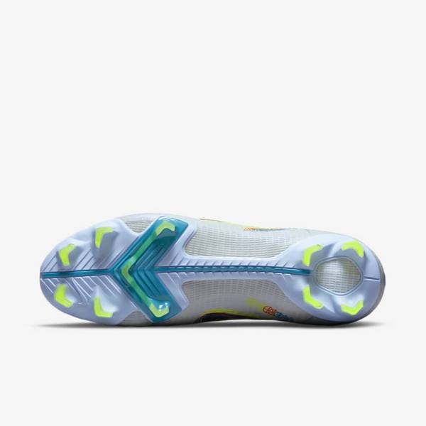 Dámské Kopačky Nike Mercurial Vapor 14 Pro FG Firm-Ground Šedé Světle Blankyt Blankyt | NK971FOT