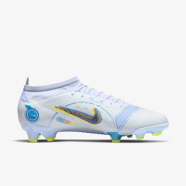 Dámské Kopačky Nike Mercurial Vapor 14 Pro FG Firm-Ground Šedé Světle Blankyt Blankyt | NK971FOT