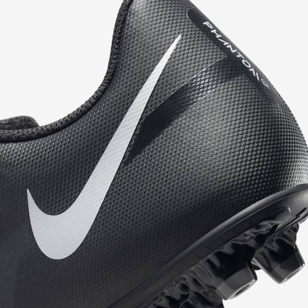 Dámské Kopačky Nike Phantom GT2 Club MG Multi-Ground Černé Tmavě Šedé Metal Stříbrné | NK273LFX