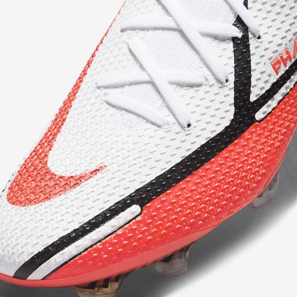 Dámské Kopačky Nike Phantom GT2 Dynamic Fit Elite FG Firm-Ground Bílé Světle Červené | NK314FWL