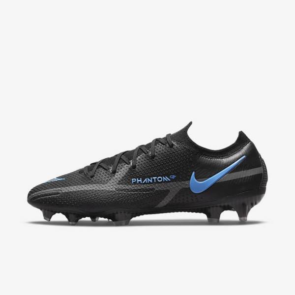 Dámské Kopačky Nike Phantom GT2 Elite FG Firm-Ground Černé Šedé | NK019RMC