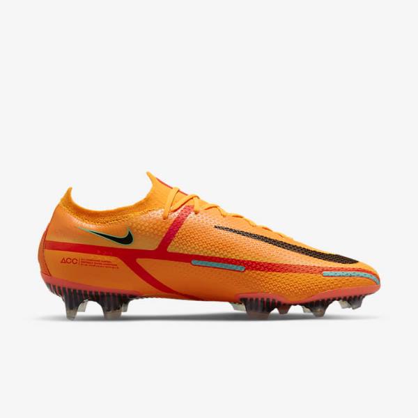 Dámské Kopačky Nike Phantom GT2 Elite FG Firm-Ground Oranžové Světle Červené Černé | NK146VJO